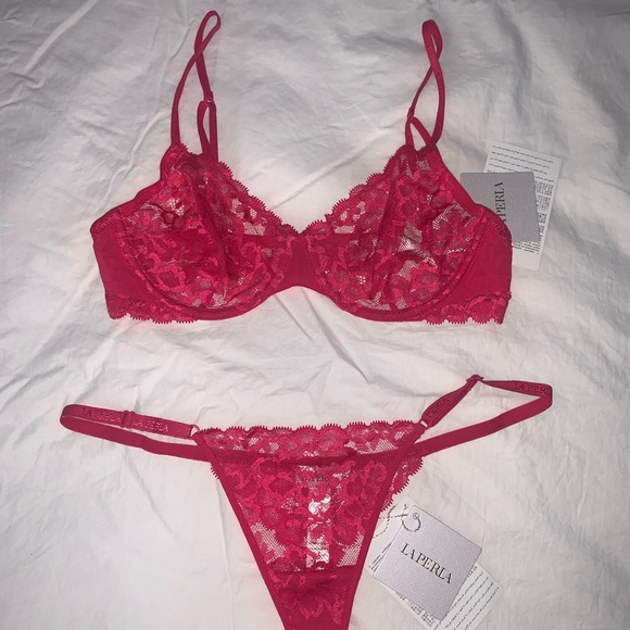 La Perla Other - La perla Amelia bra and thong set 34c pink